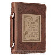 A mans heart plans his course