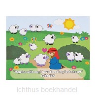 Sticker scene lost sheep set3