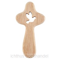 Handheld cross Cutout Dove