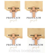 Wooden cross necklaces assorted