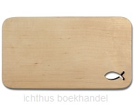 Houten ontbijtplank 22x12cm