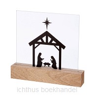 Tafeldecoratie Kribbe 17x16x3cm