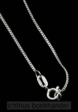 Ketting zilver 45cm gourmet