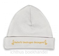 Babymutsje wit/oker 62-68 Geliefd gedrag