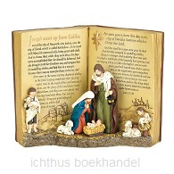 Nativity Figurine  Book Nativity 15,24cm