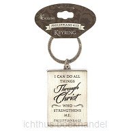 Metal Keyring I can do all things