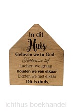 Homedecor/coaster In dit huis