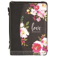 Biblecover XL Love never fails 24,7x17,1
