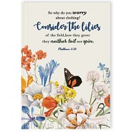 Hardcover Journal Consider the Lilies