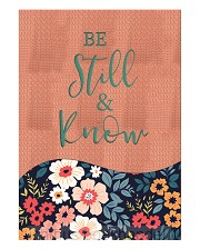 Lux Leather Journal Be still & Know