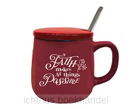 Mug Ceramic Cover Faith makes all things