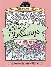 Color your blessings adult coloring book
