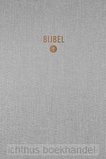 HSV Bijbel 10x15 linnen grijs