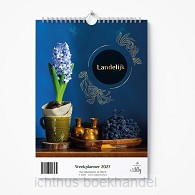 Landelijk gezinsplanner met Bijbeltekst