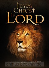 Poster Jesus Christ is Lord