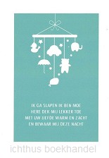 Cadeaubord ik ga slapen ik ben moe