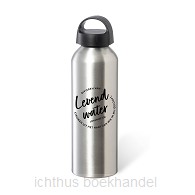 Waterfles Levend water zilver
