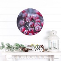 Kerstcirkel love peace joy