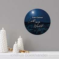 Kerstcirkel licht van de wereld