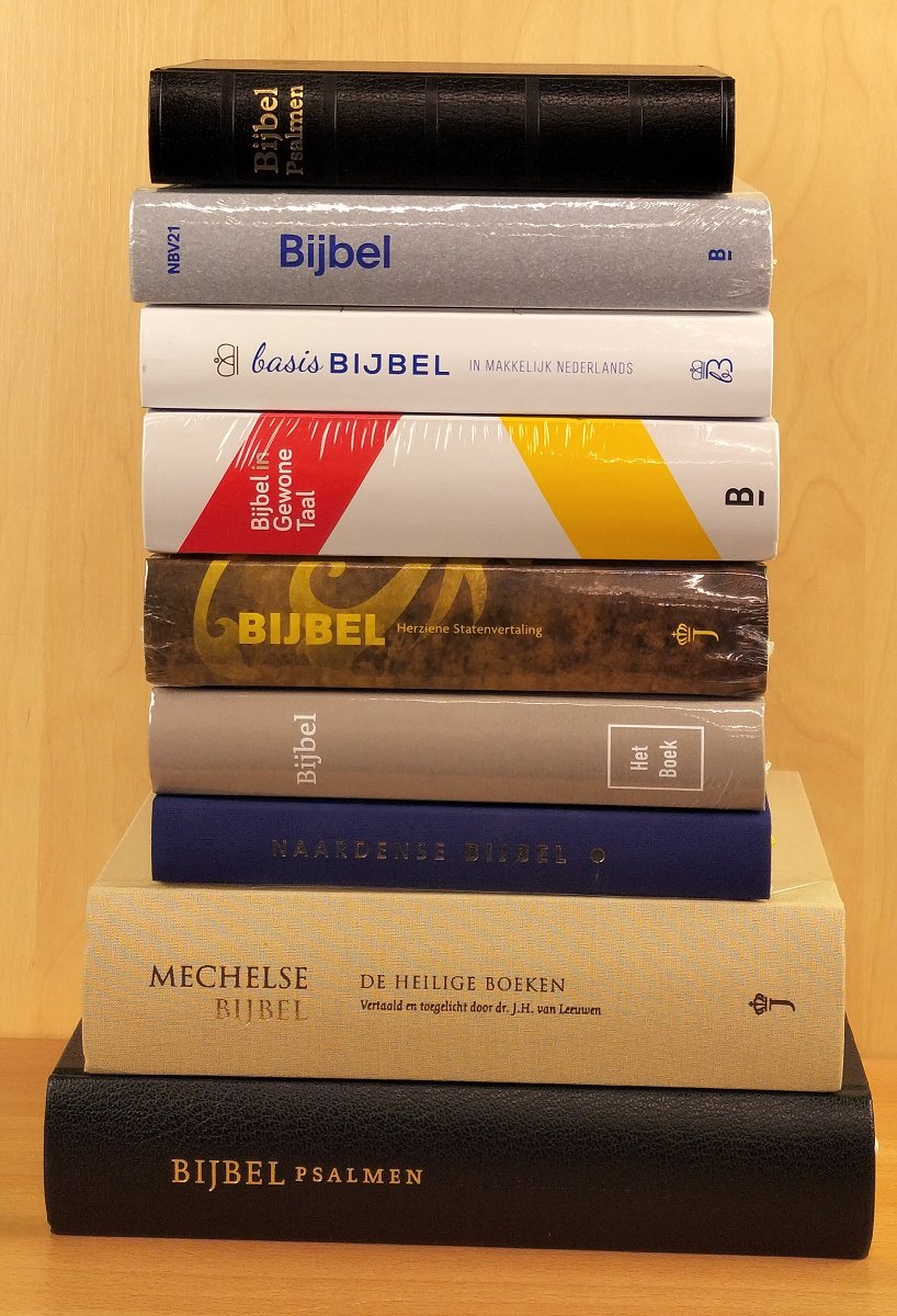 De Bijbel online: Ichthusboekhandel.nl heeft altijd een breed assortiment Nederlandse Bijbels op voorraad. Ichthusboekhandel heeft met alle Bijbelgenootschappen in Nederland goede contacten. Als Bijbelwinkel is Ichthusboekhandel.nl de webshop om online alles over de Bijbel te ontdekken. Ichthusboekhandel is de Bijbelshop voor de Randstad en steden zoals den Haag, Leiden, Amsterdam, Utrecht en Rotterdam.
