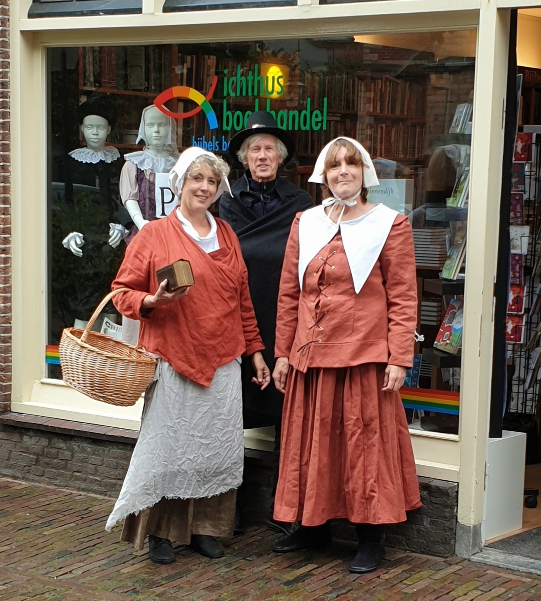 Ichthusboekhandel heeft een stadswandeling over de Pilgrim Fathers