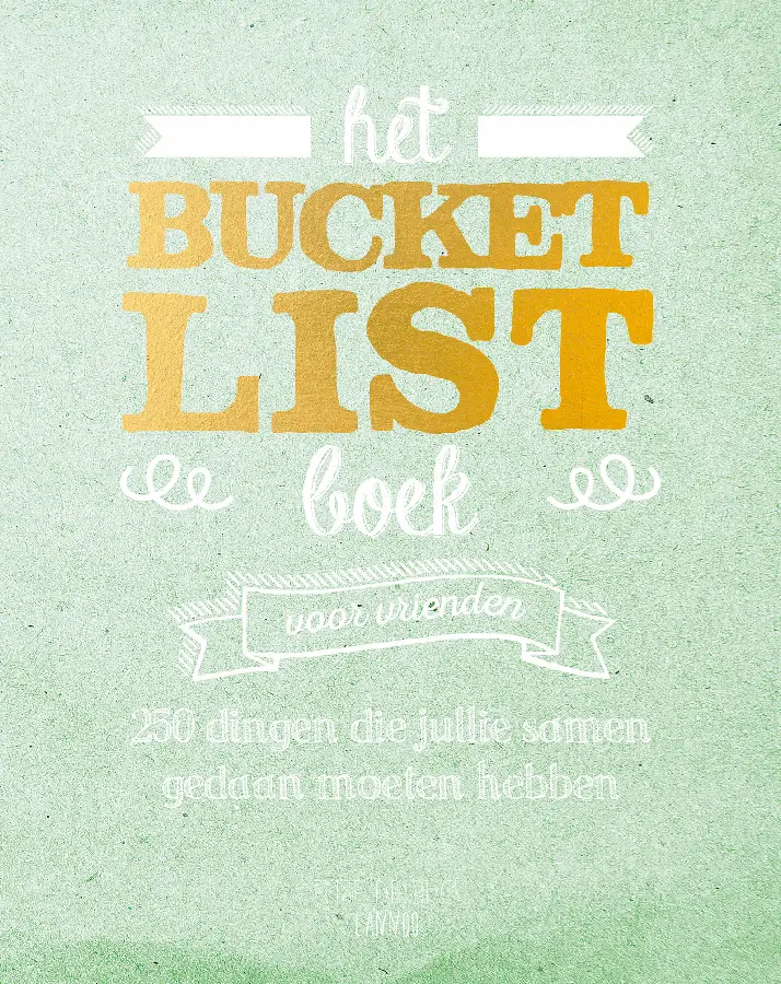 Bucketlist boek voor vrienden