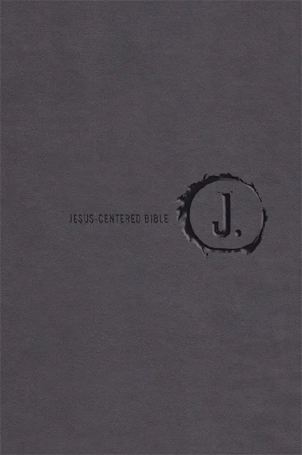 Jesus-centered Bible charcoal