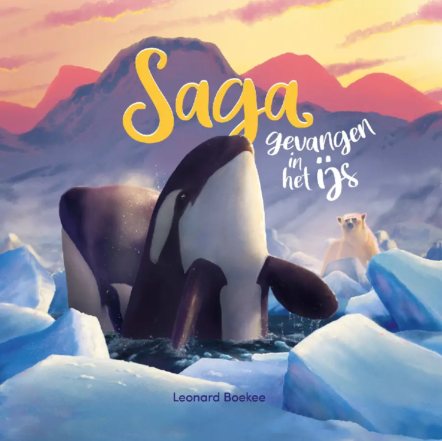 Saga, gevangen in het ijs - prentenboek