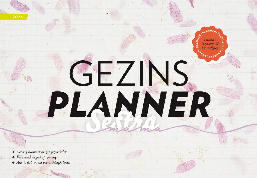 Gezinsplanner Sestra 2026  mama