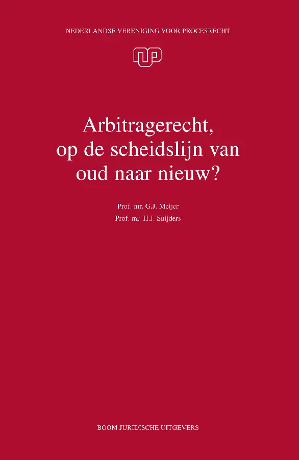Arbitragerecht, op de scheidslijn van ou