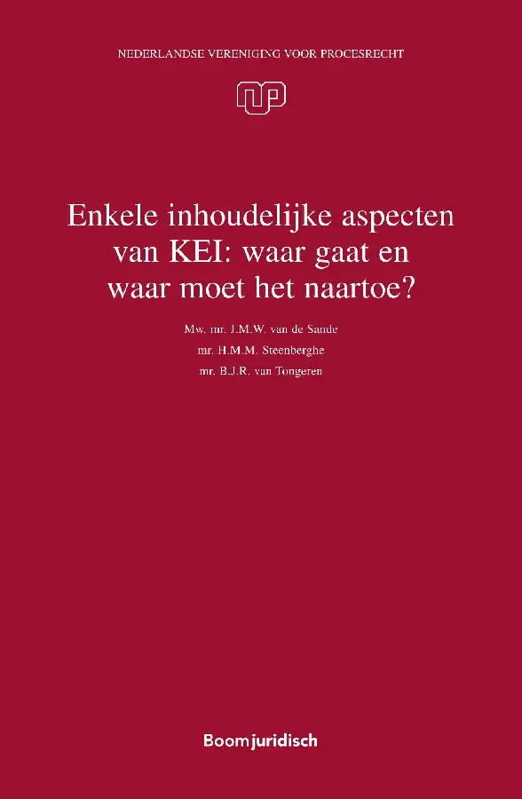 Enkele inhoudelijke aspecten van KEI: wa