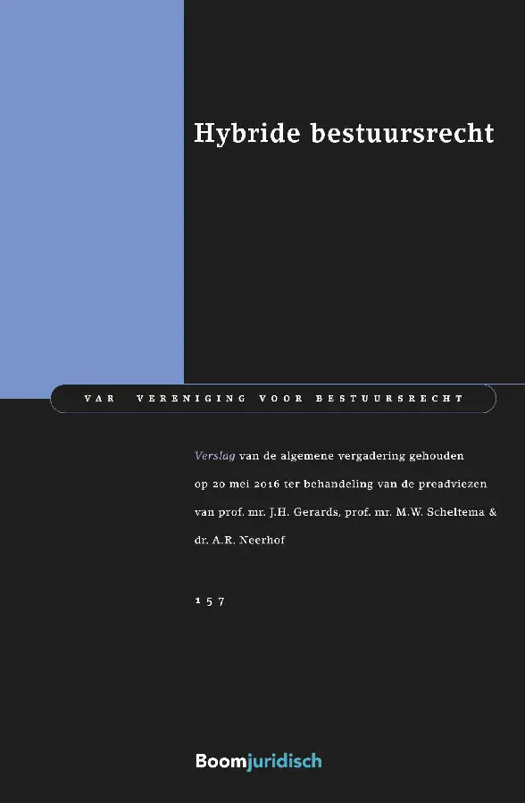 Hybride bestuursrecht