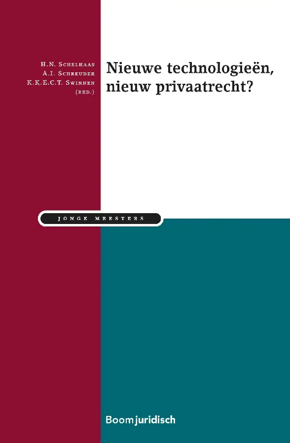 Nieuwe technologieën, nieuw privaatrecht