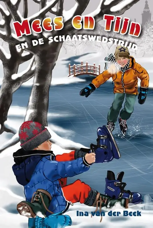 Mees en Tijn en de schaatswedstrijd