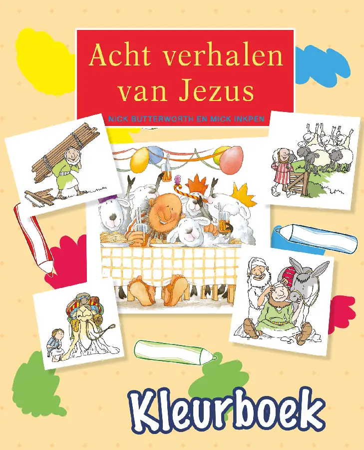 Acht verhalen van Jezus - kleurboek