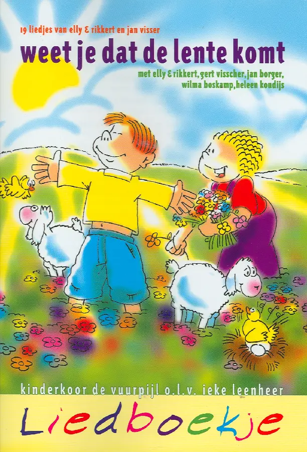 Weet je dat de lente komt muziekboek