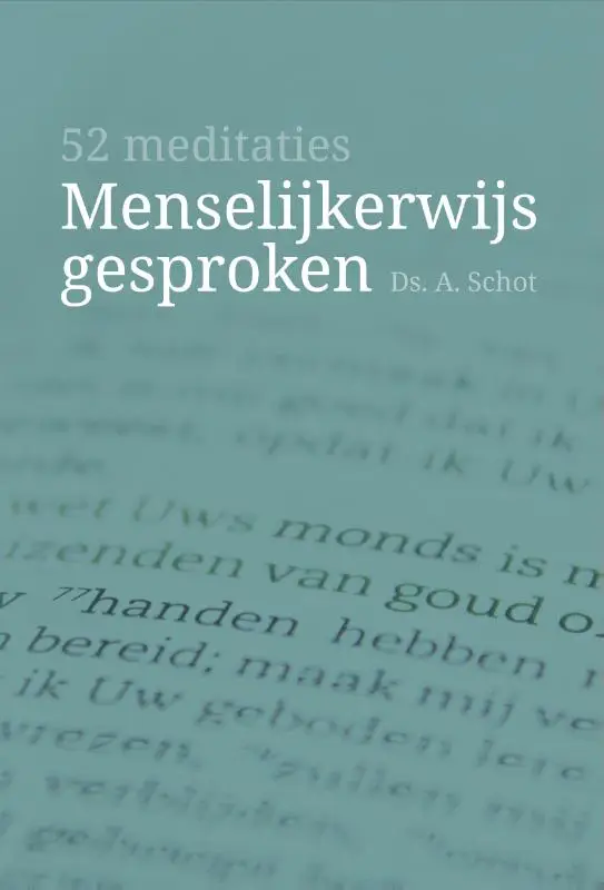 Menselijkerwijs gesproken