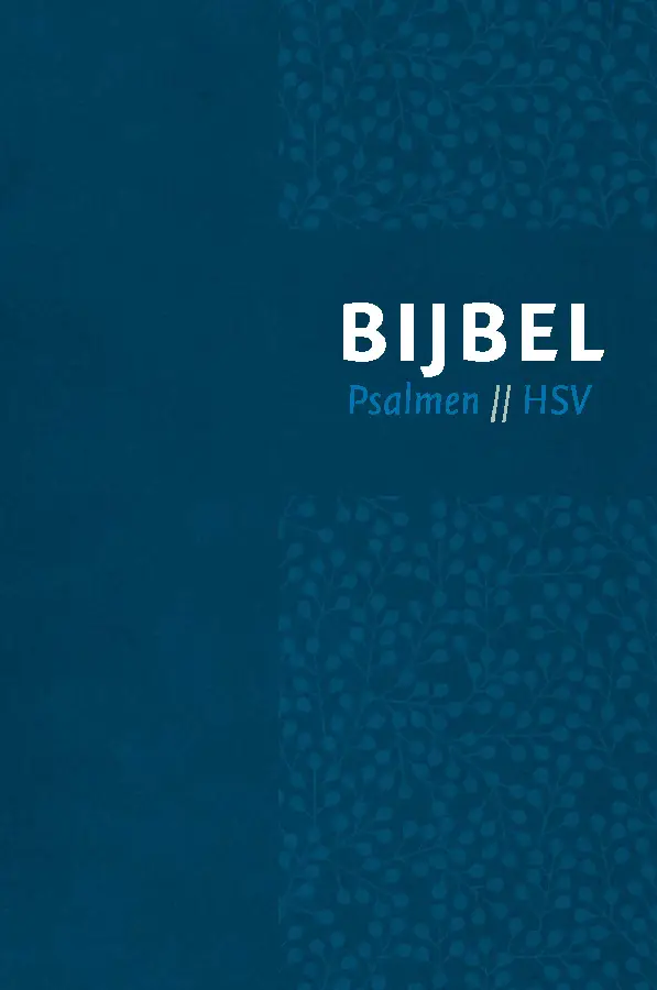 HSV Bijbel met Psalmen vivella blauw