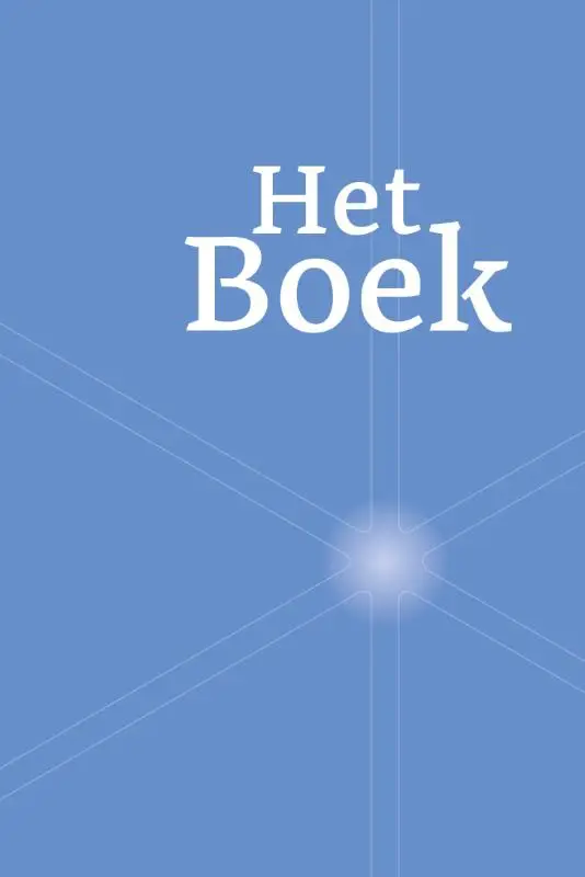 Het Boek (zonvariant) blauw