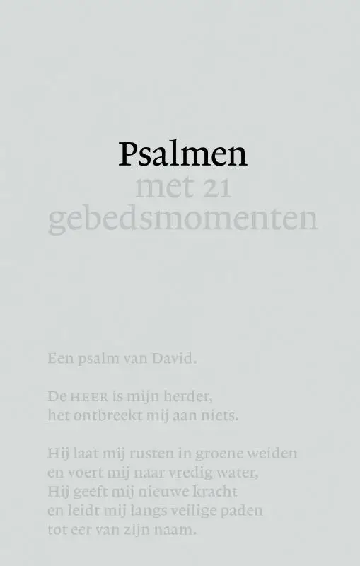 NBV21 Psalmen met 21 gebedsmomenten