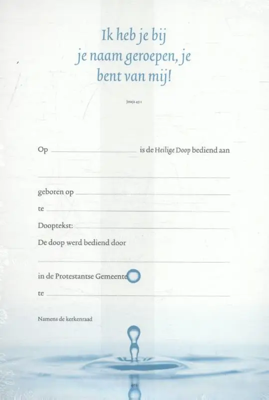 Doopkaart 402